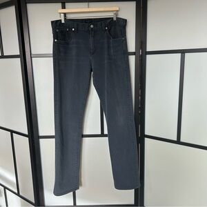 [34] Citizens of Humanity Men’s Dark Charcoal Blue Slim Straight Denim Jeans